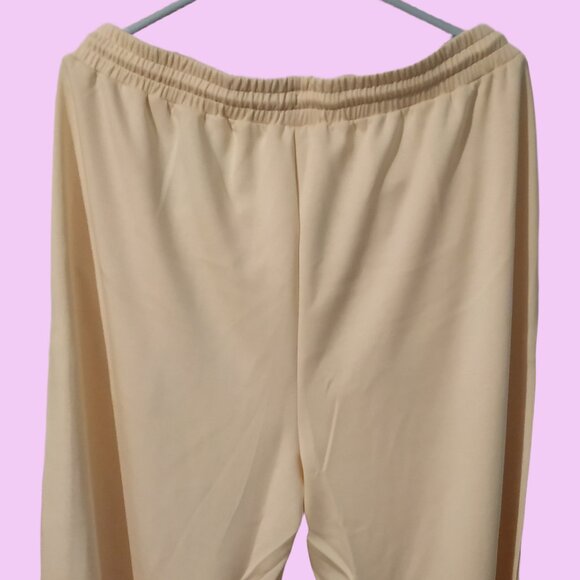 Wide Leg Fleece Lined Baggy High Waisted Sweatpants with Pockets - Picture 5 of 7